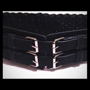 Woven cinch belt